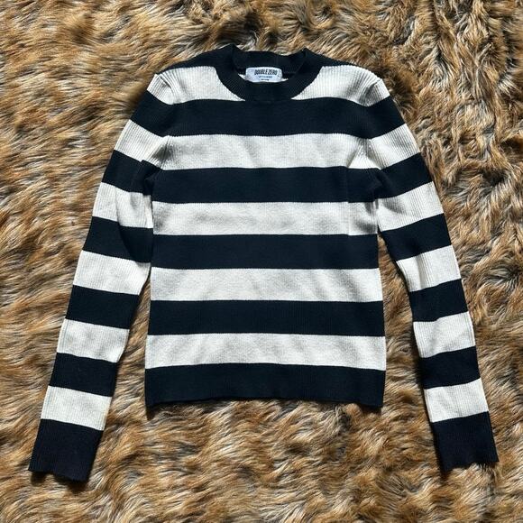 Double Zero Black and White Longsleeve - Picture 1 of 3